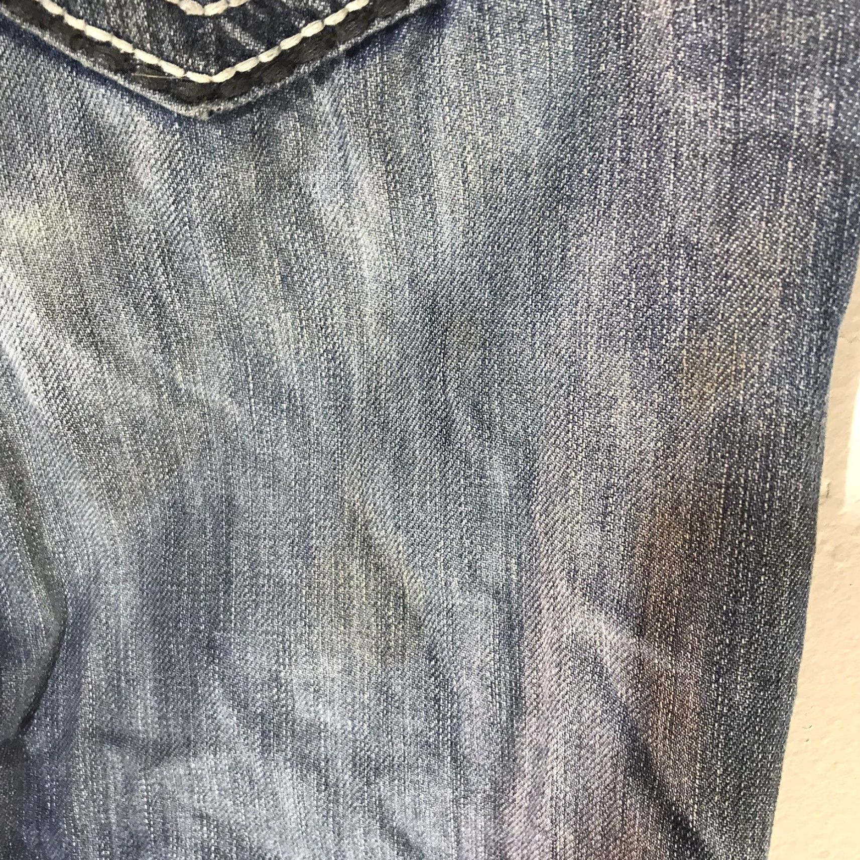 Vintage Helix Jeans Straight Fit 30X30 Blue Denim Mens 90s City Size US 30 / EU 46 - 7 Thumbnail