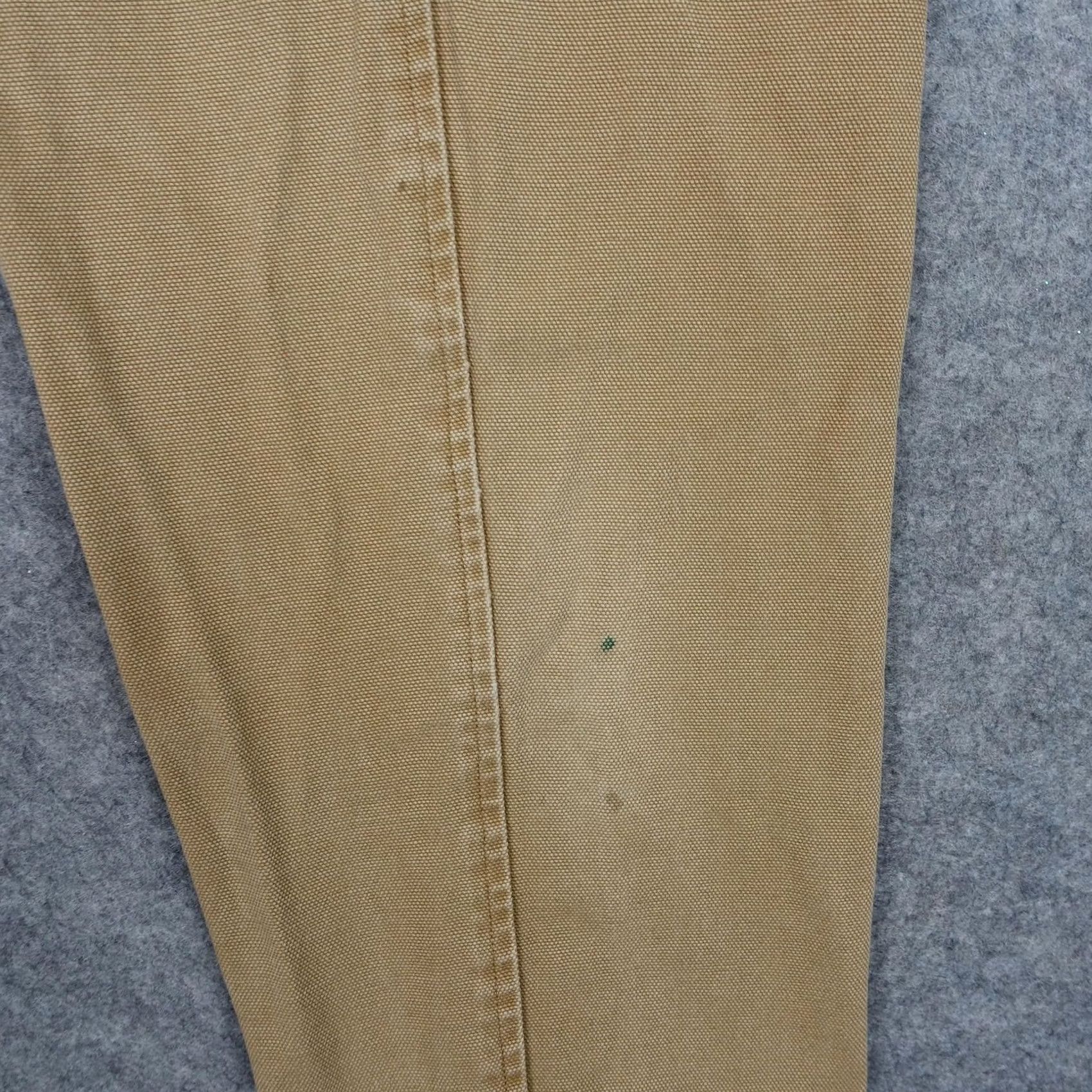 Vintage Elizabeth Suzann Jumpsuit Womens XS Brown Cropped Utility Overalls Pockets Farm Sleeveless Twill 100% Cotton Size 26" / US 2 / IT 38 - 5 Thumbnail