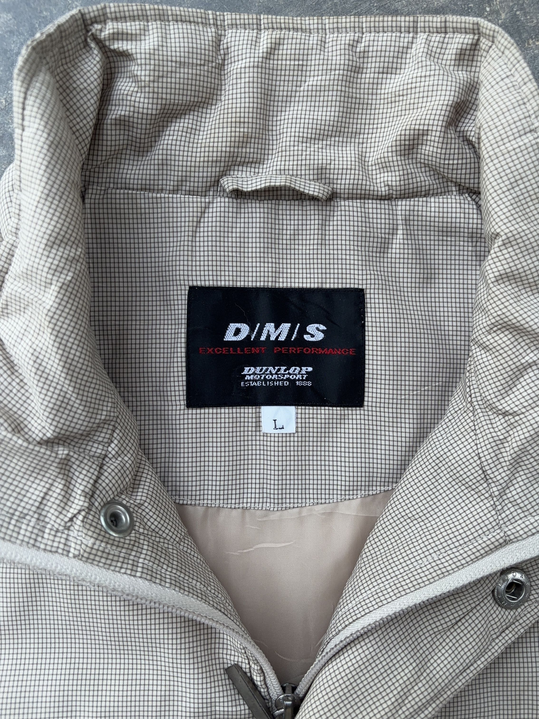 Dunlop Dunlop Motorsport Vintage Rare Cream Jacket Size US L / EU 52-54 / 3 - 6 Thumbnail