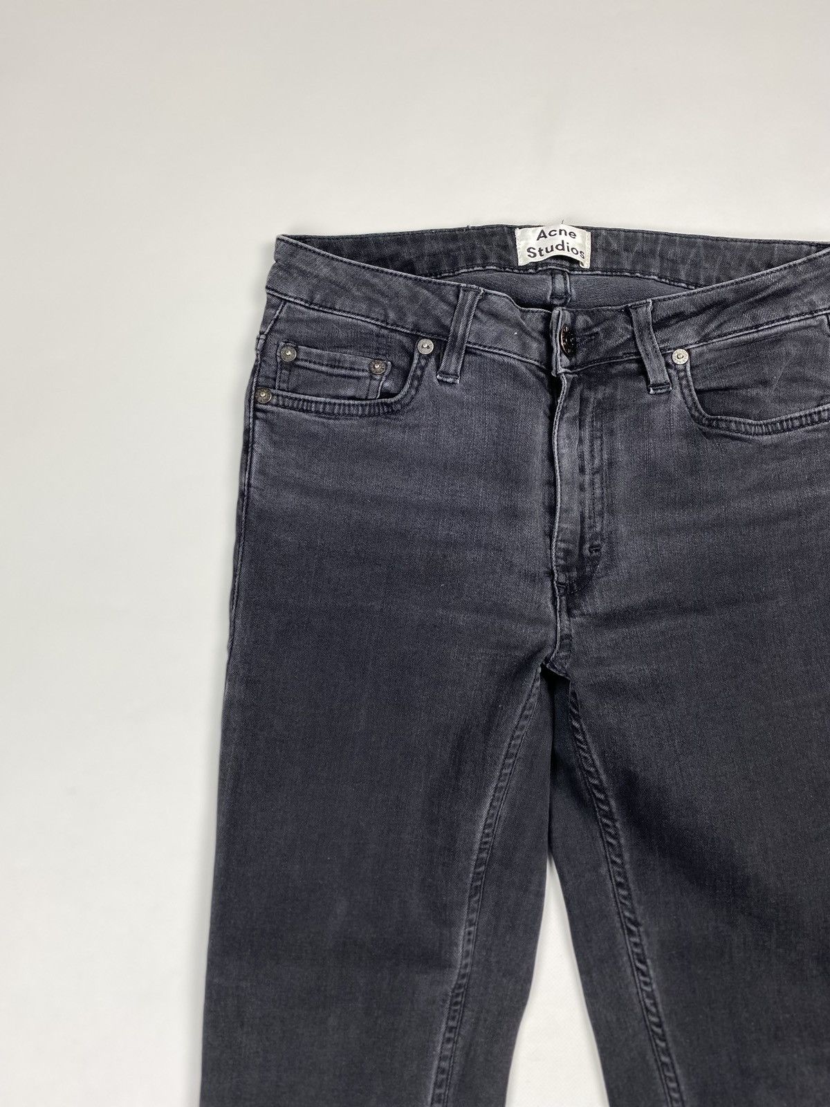 Acne Studios Acne Studios Flex Used Black ladies jeans size 26 / 32 Size 26" / US 2 / IT 38 - 8 Thumbnail