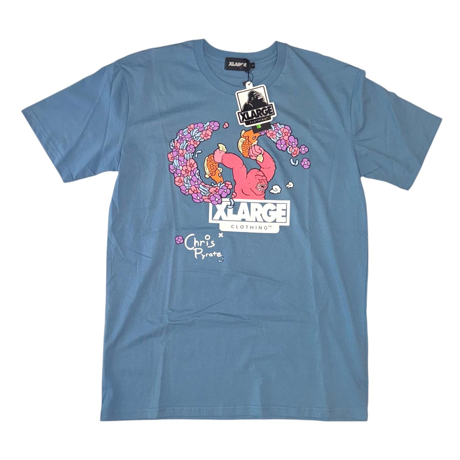 Designer XLARGE Clothing - Chris Pyrate NWT Deadstock Collab T-Shirt Size US L / EU 52-54 / 3 - 1 Thumbnail