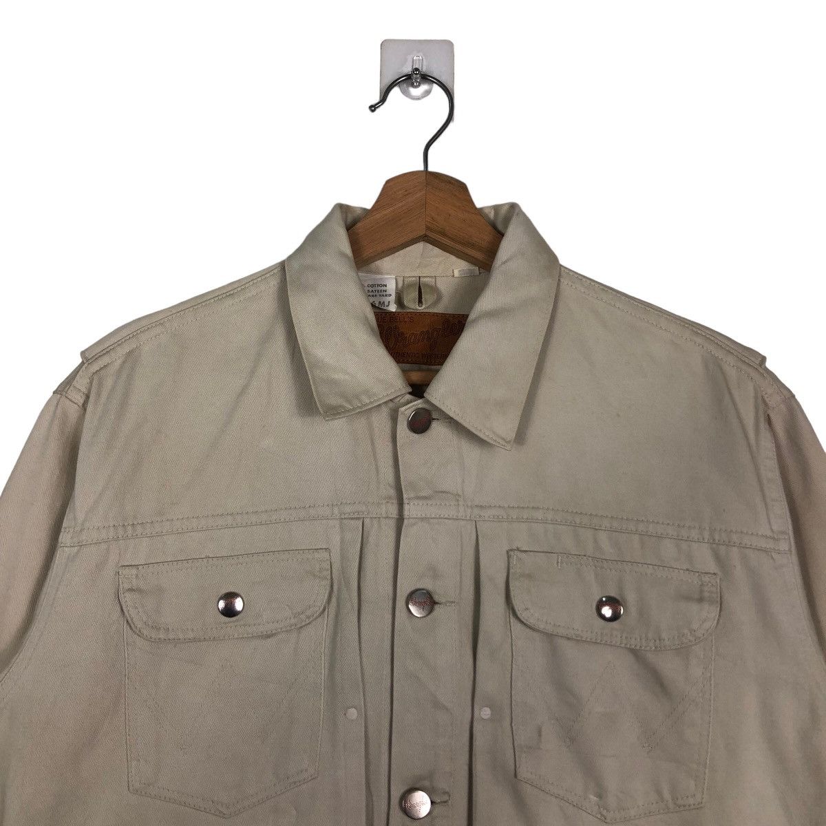 Japanese Brand 90’s Vintage Wrangler Union Made Trucker Jacket Biker Racer Size US M / EU 48-50 / 2 - 2 Thumbnail