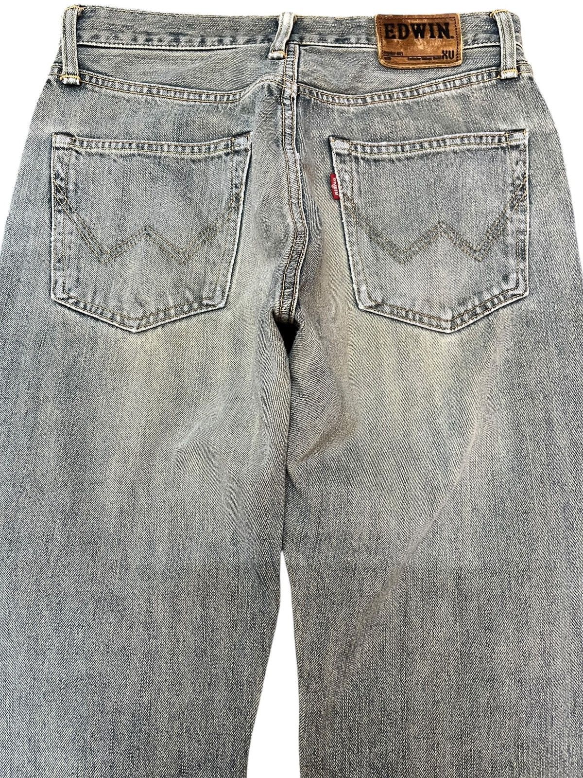Edwin × Japanese Brand Vintage Edwin XV Faded Distressed Denim Size US 29 - 5 Thumbnail