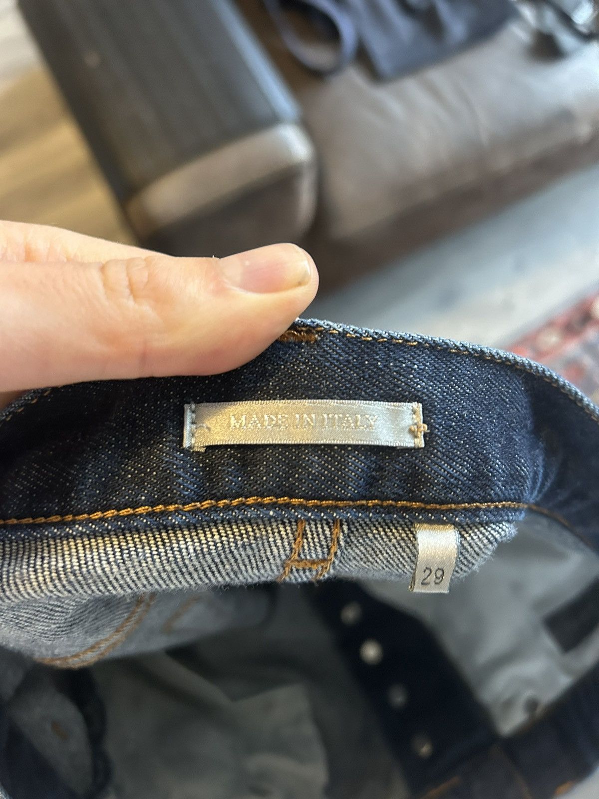 Dior Dior Slim-Fit Distressed Denim Jeans Size US 29 - 10 Thumbnail
