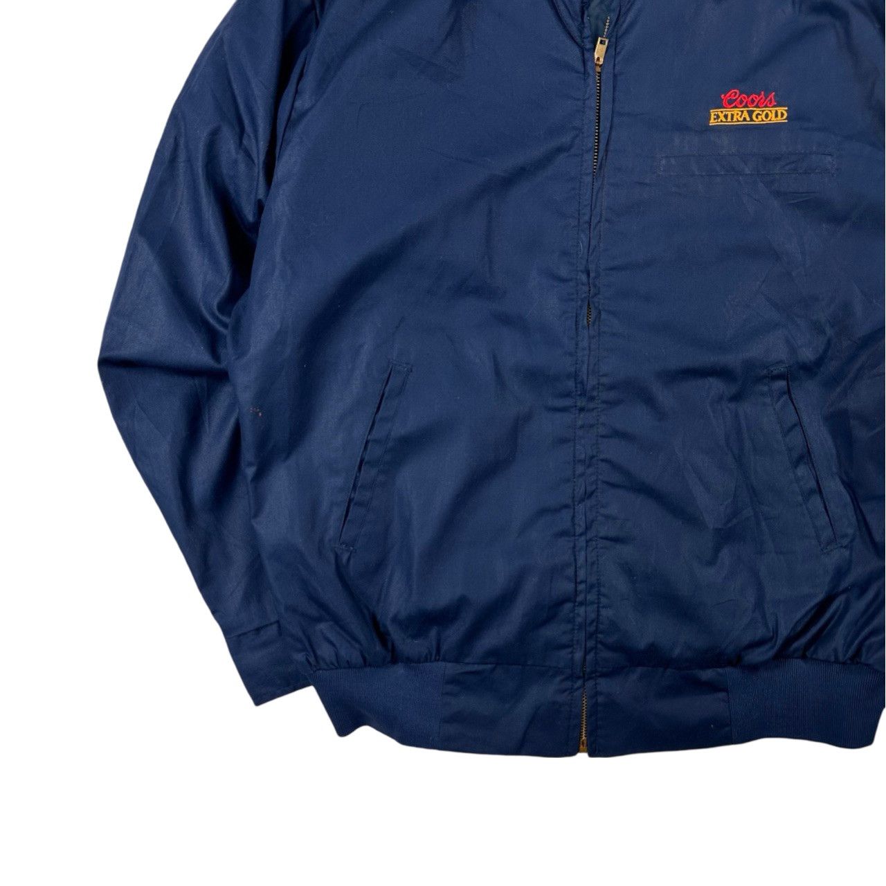 Vintage Vintage 90s Rare Coors Extra Gold Zip Up Light Promo Jacket Size US L / EU 52-54 / 3 - 3 Thumbnail