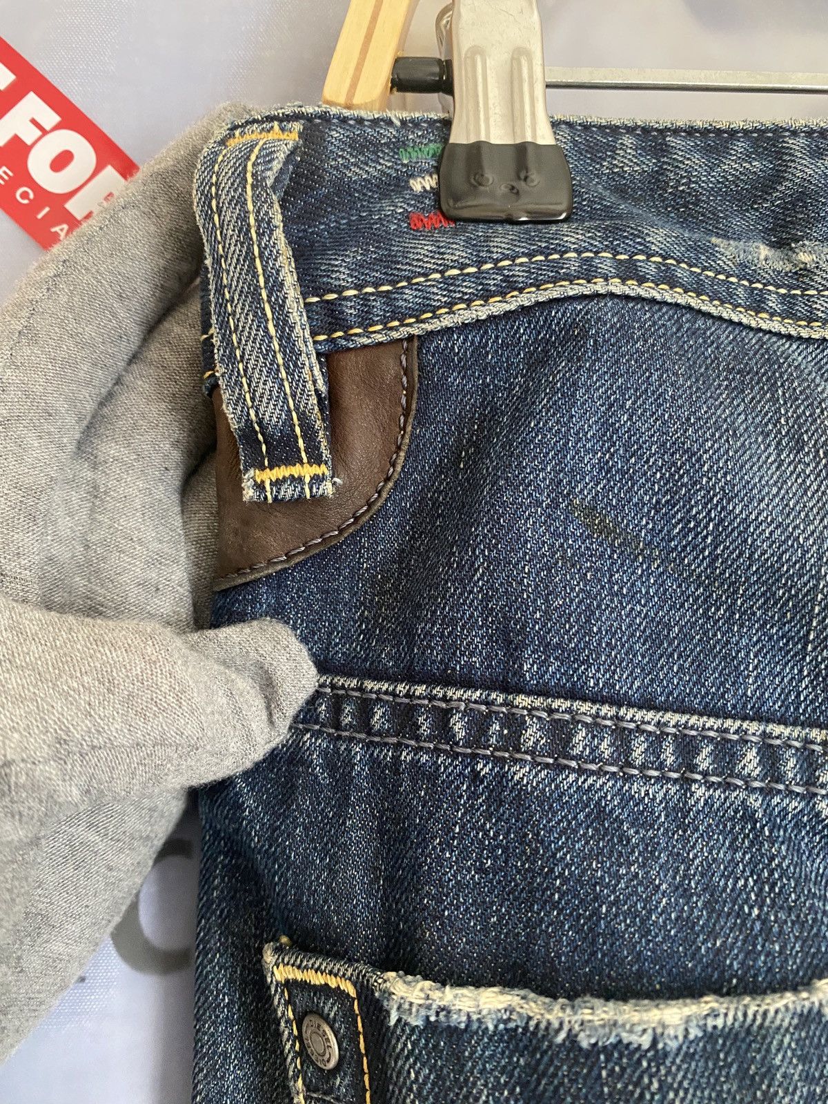 Diesel Vintage 2005 Diesel Onija Wash Denim Distressed Size US 33 - 18 Thumbnail