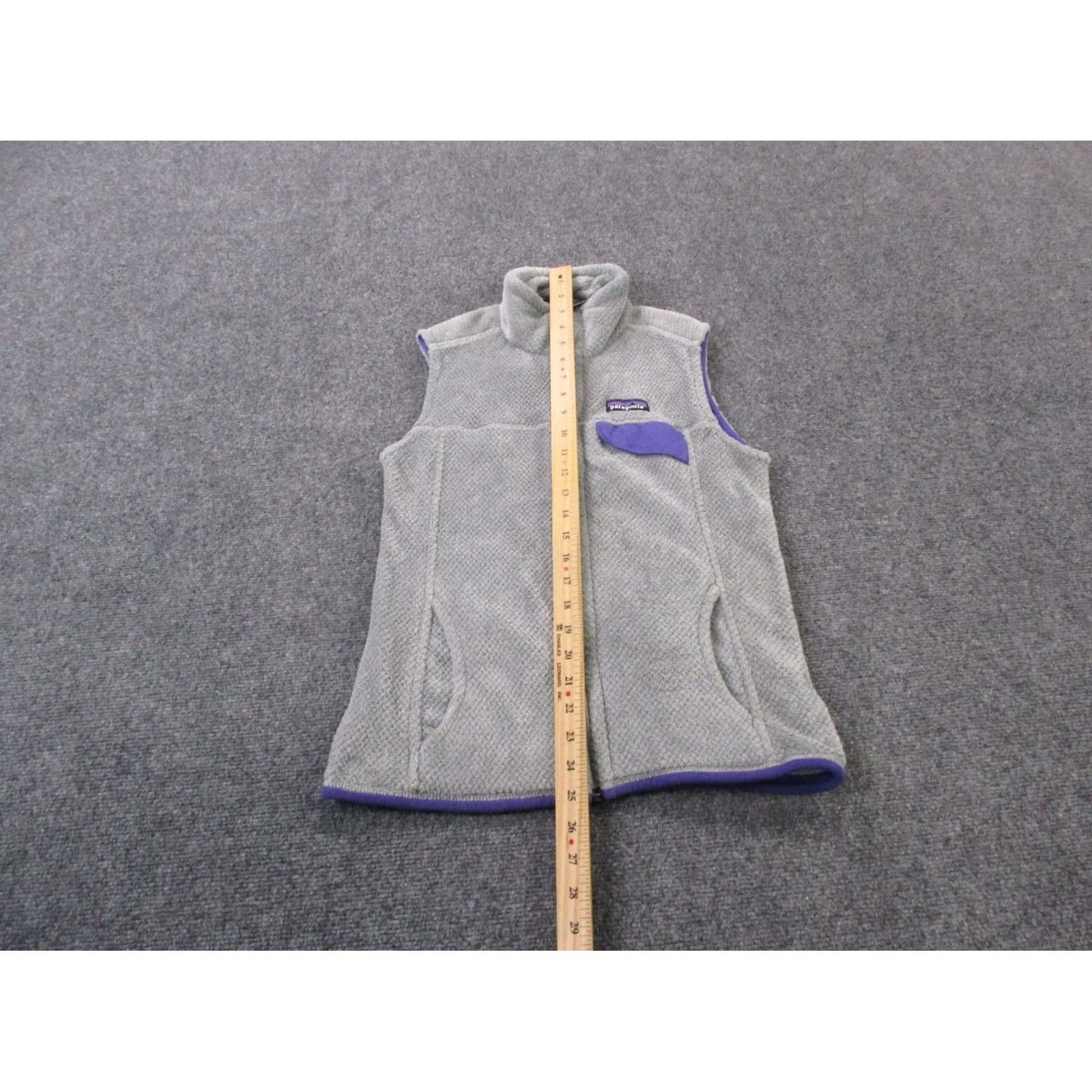 Patagonia Patagonia Vest Jacket Women XS Gray Fuzzy Fleece Los Gatos Outdoor Hiking Casual Size XS / US 0-2 / IT 36-38 - 3 Thumbnail