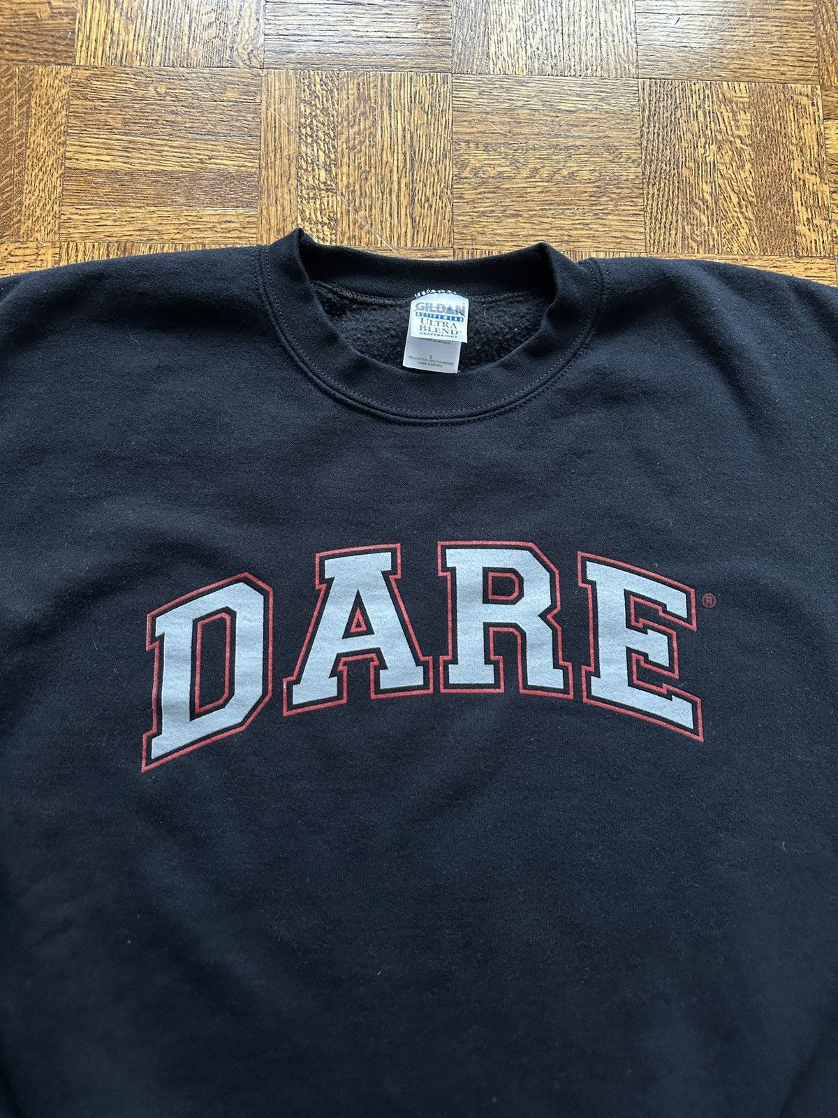 D.A.R.E Vintage Y2K Dare Collegiate Style Crewneck Sweatshirt Size US L / EU 52-54 / 3 - 3 Thumbnail