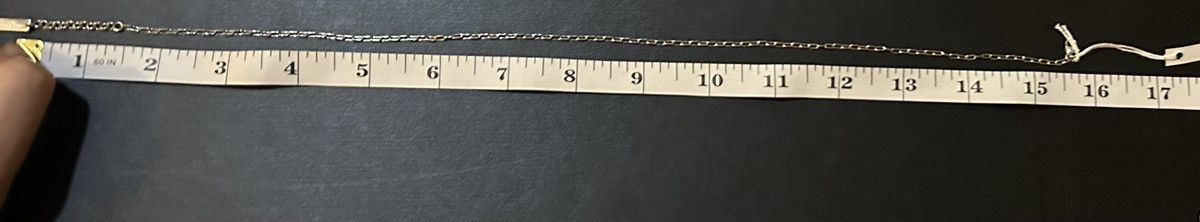 Saint Laurent Paris Saint Laurent Short Rectangular Chain Necklace in Metal Size ONE SIZE - 7 Thumbnail