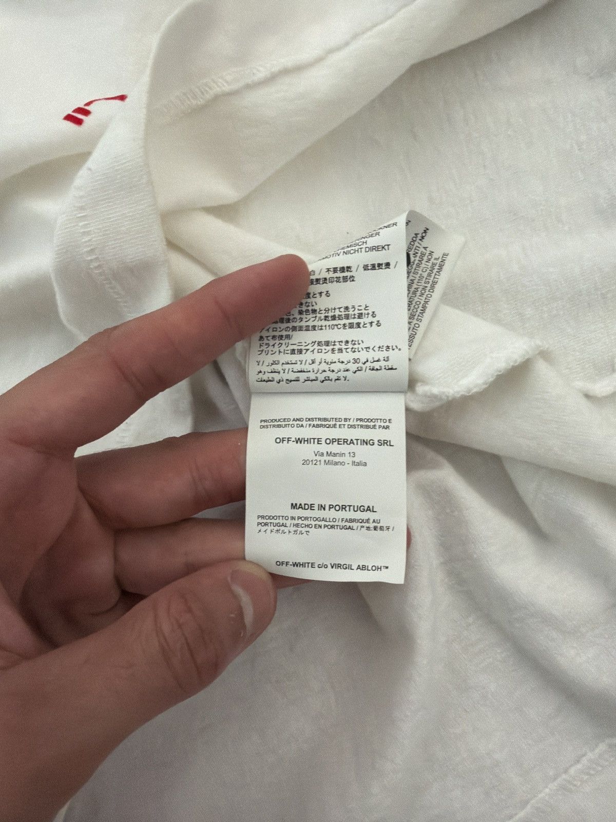 Off-White Offwhite white teenager tshirt size medium Size US M / EU 48-50 / 2 - 2 Thumbnail