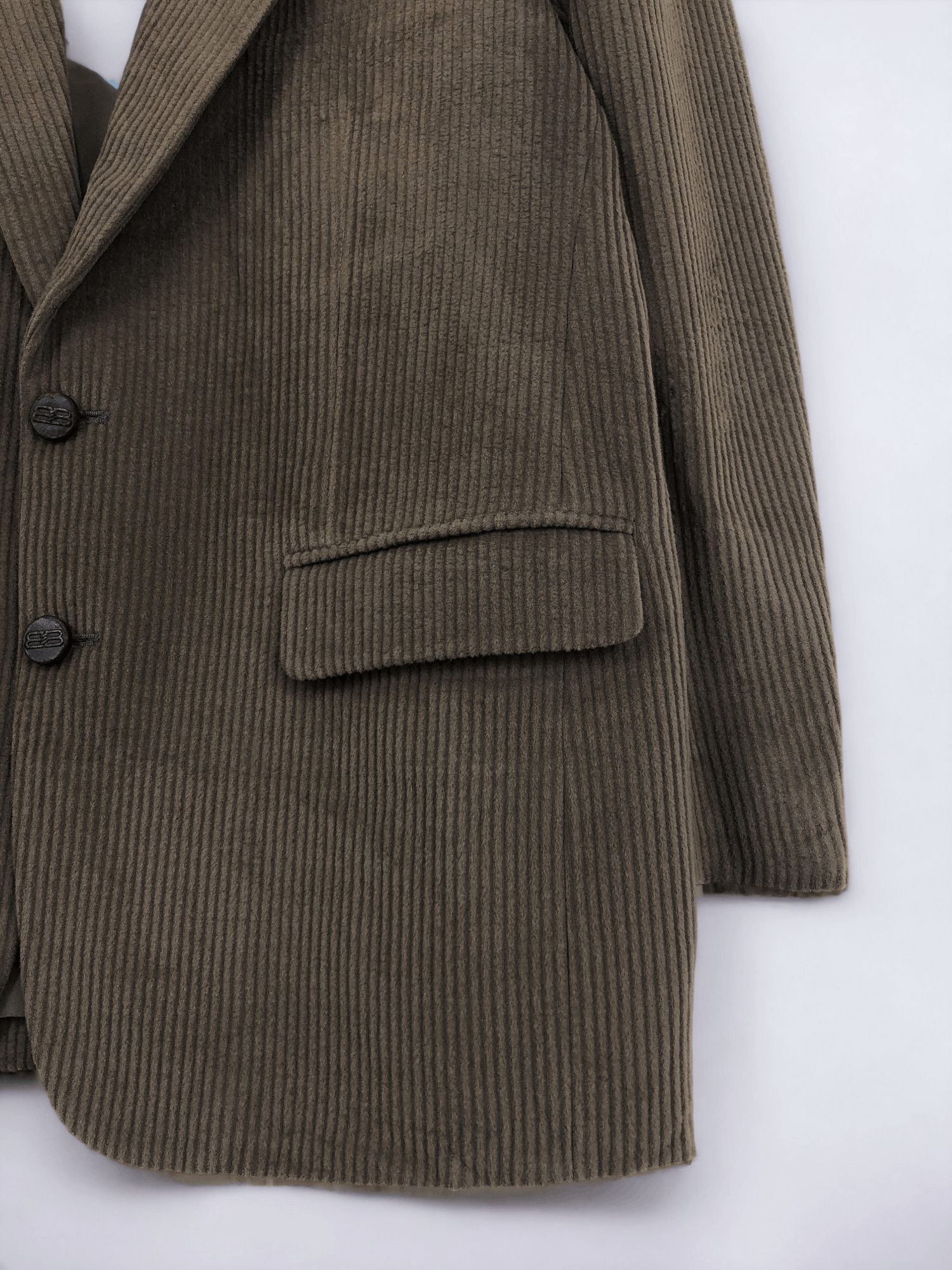 Balenciaga Balenciaga Paris Corduroy Blazer Luxury Brown Jacket JA0032 Size US L / EU 52-54 / 3 - 14 Thumbnail