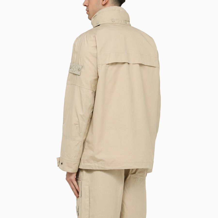 Stone Island o1d2blof0624 Logo Jacket in Beige Size US M / EU 48-50 / 2 - 3 Thumbnail