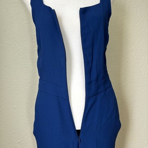 A.L.C. A.L.C. NWT Reed Cutout Open Back Jumpsuit Blue 2 Size 26" / US 2 / IT 38 - 7 Thumbnail