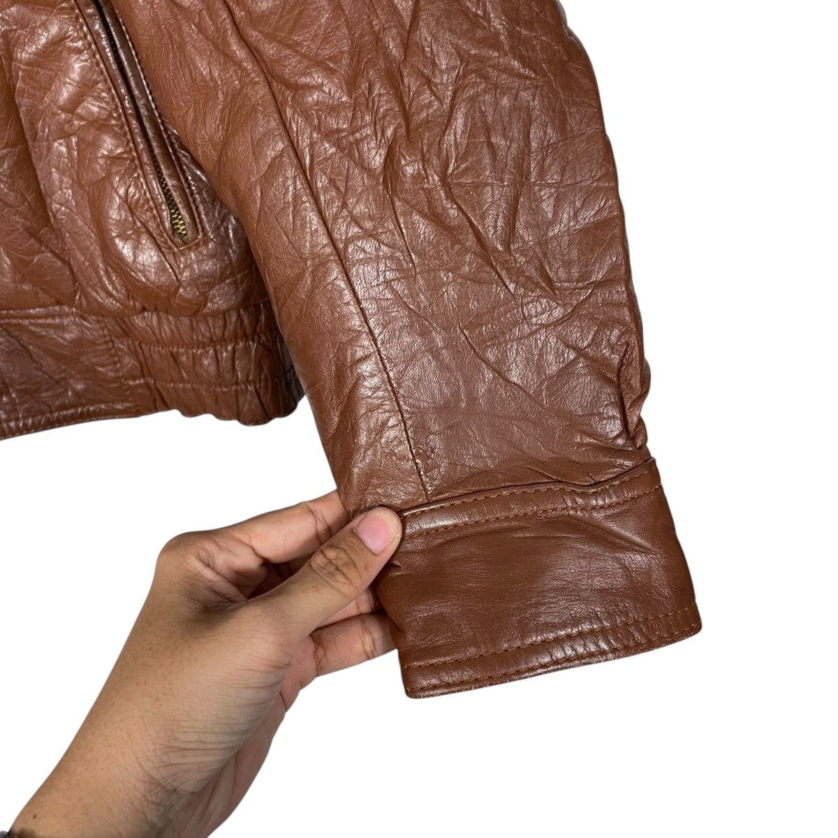 Other Varmura Biker Leather Jacket Size US M / EU 48-50 / 2 - 13 Thumbnail