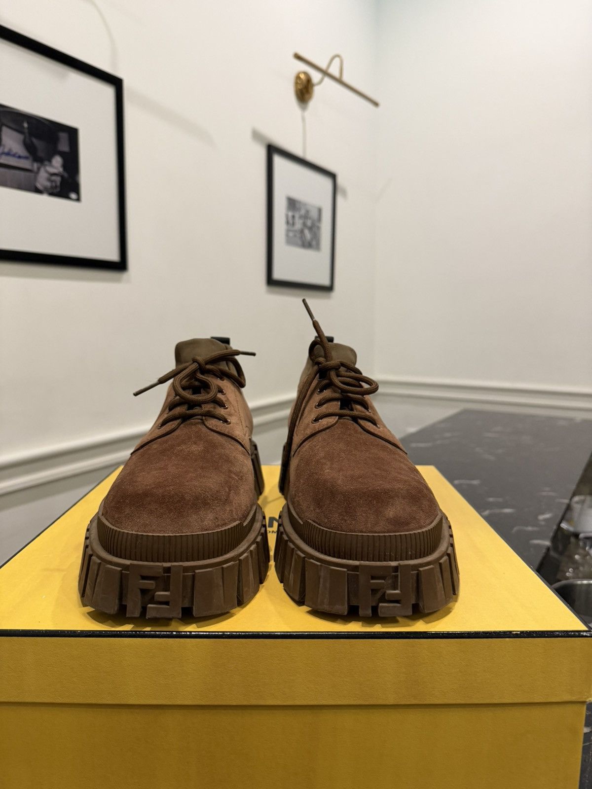 Fendi Fendi Force Derby Size US 12 / EU 45 - 5 Thumbnail