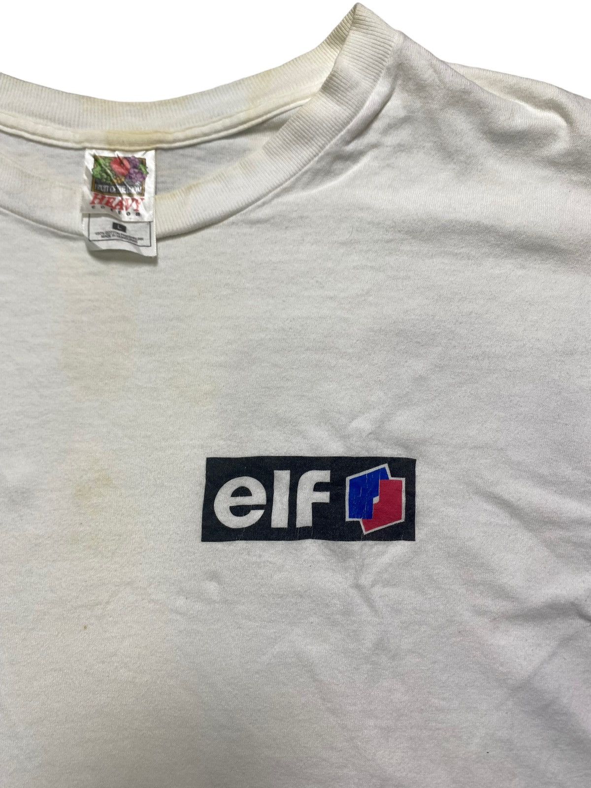 Other VINTAGE ELF LOGO RACING FRUIT OF TUE LOOM TAG TEE Size US L / EU 52-54 / 3 - 8 Thumbnail