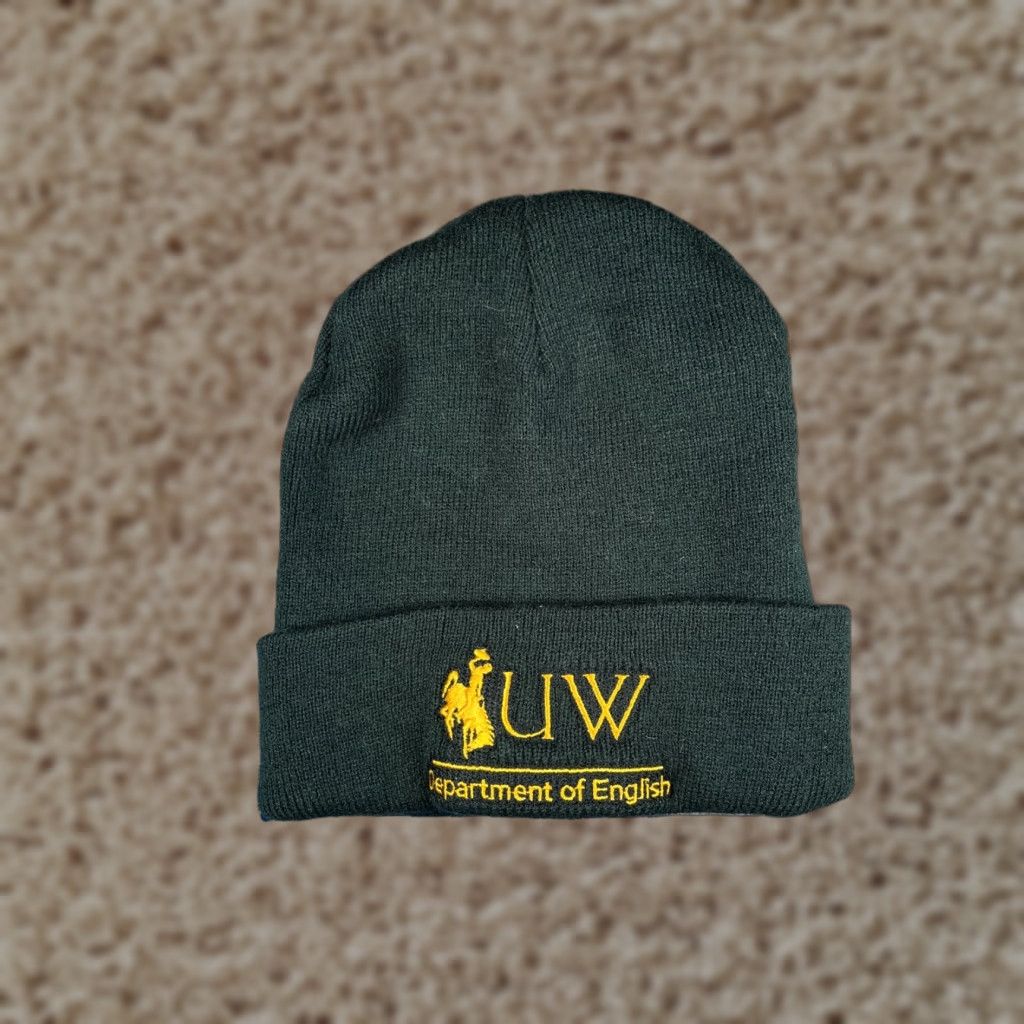Port & Company VINTAGE University Of Wyoming Department of English Beanie Toque Adult OS Green Acrylic Size ONE SIZE - 1 Thumbnail