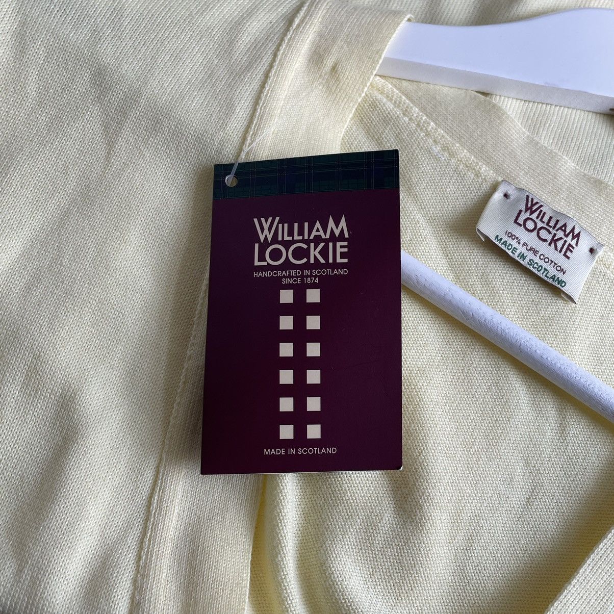 William Lockie William Lockie Scotland Pure Cotton Yellow Butter Cardigan Size US S / EU 44-46 / 1 - 9 Thumbnail