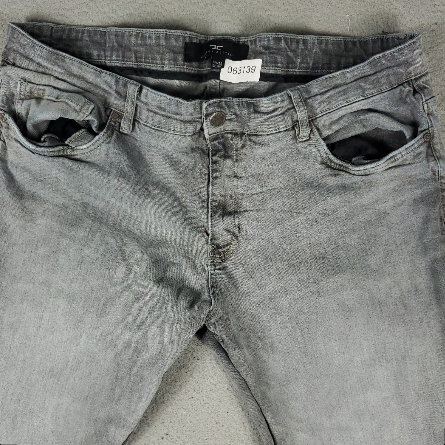 Jordan Craig Jordan Craig Jeans Men's 40x32 Gray Stretch Straight Denim Pants Size US 40 / EU 56 - 2 Thumbnail