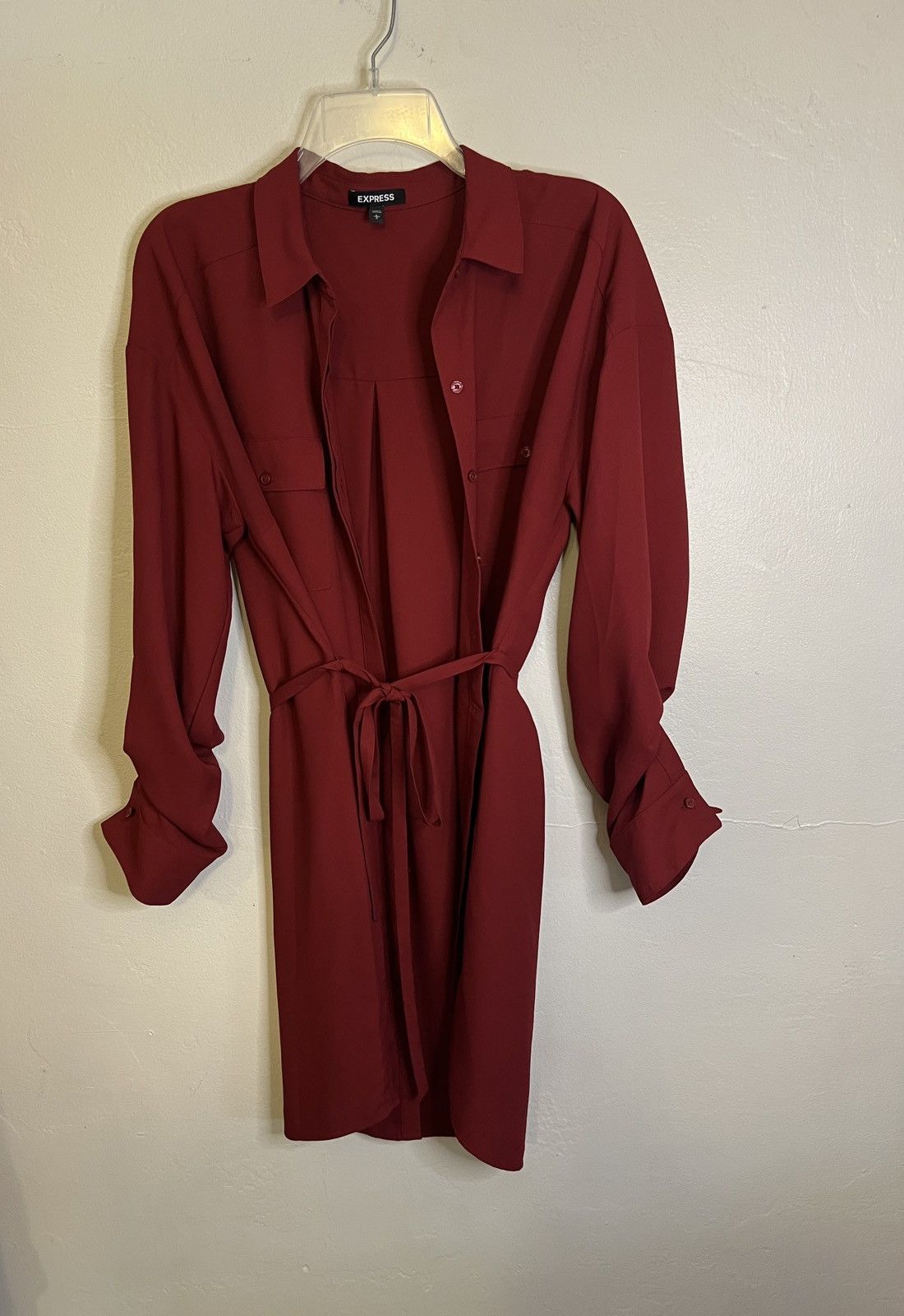 Express Express Womens Button Dress Size L / US 10 / IT 46 - 2 Thumbnail