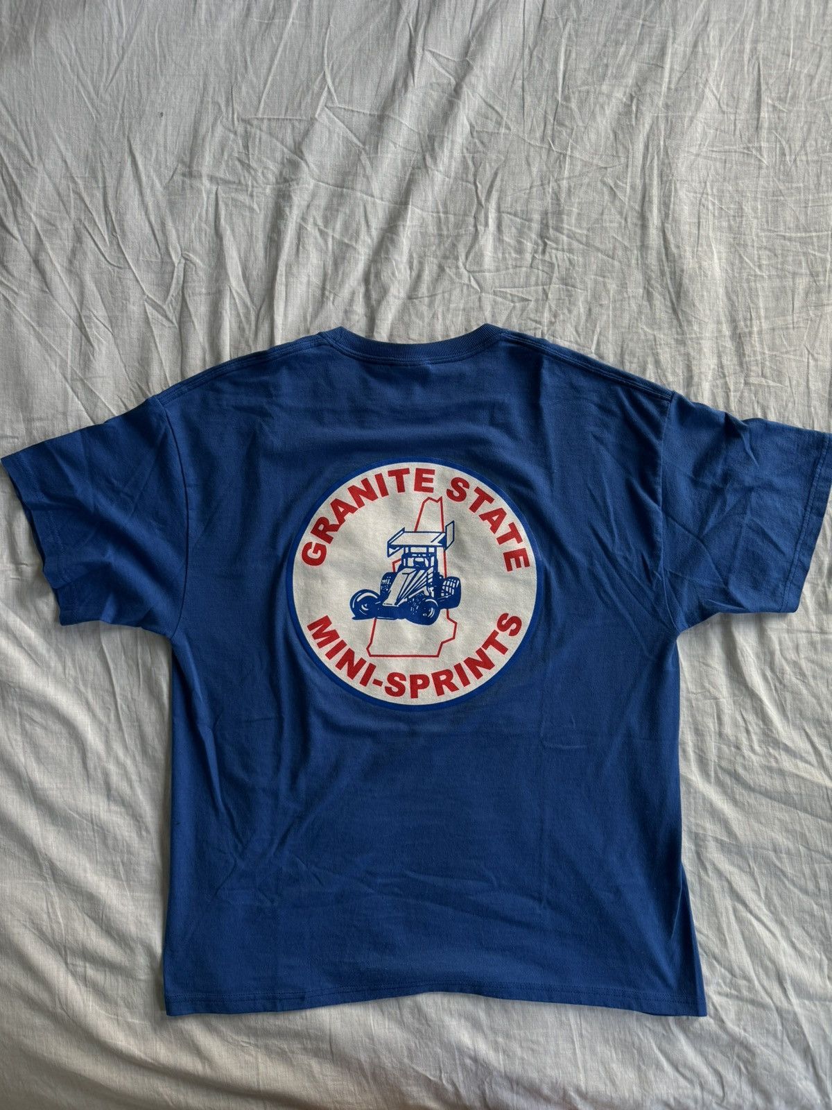 Vintage Blue Pit Crew Racing Tee Size US L / EU 52-54 / 3 - 2 Thumbnail