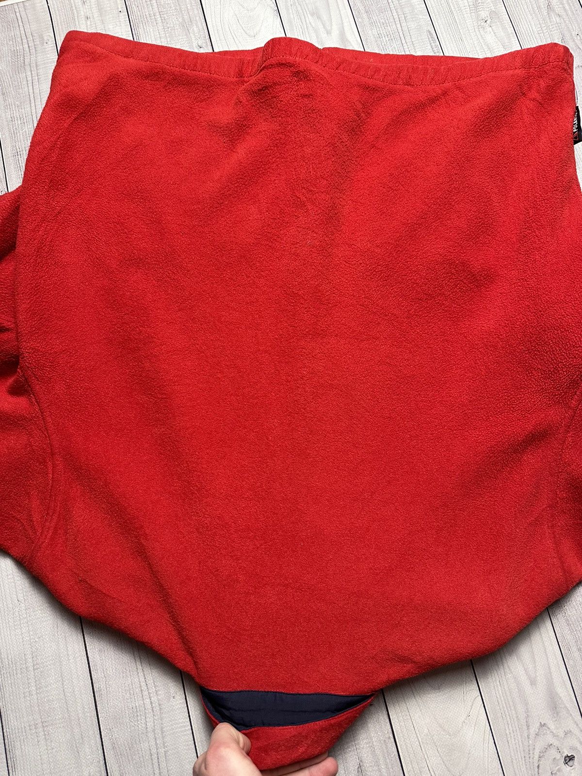 Vintage Vintage polo Ralph Lauren fleece jacket red rare size L Size US L / EU 52-54 / 3 - 14 Thumbnail