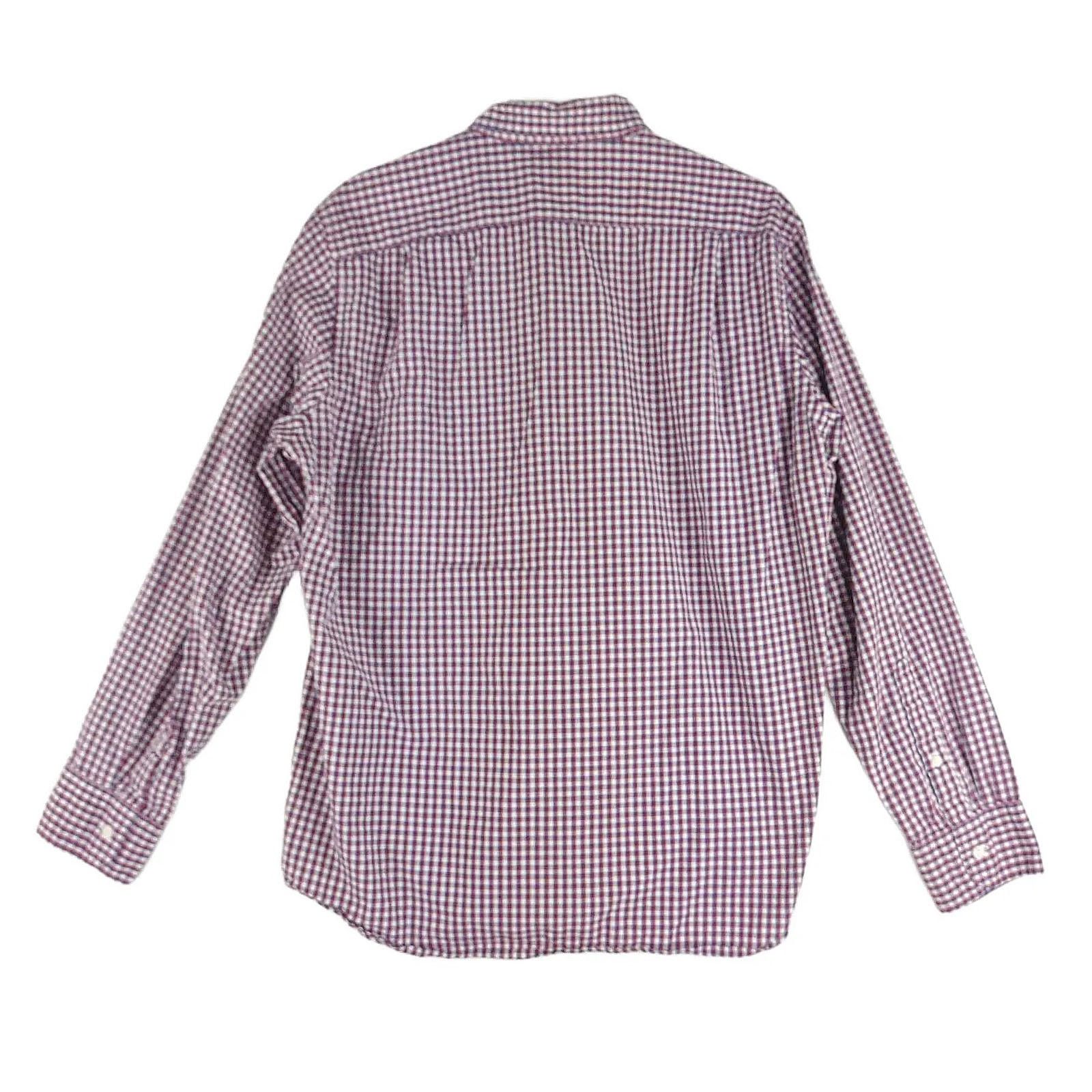 J.Crew J CREW Red White Blue Plaid Check Long Sleeve Button Shirt Size US L / EU 52-54 / 3 - 2 Thumbnail