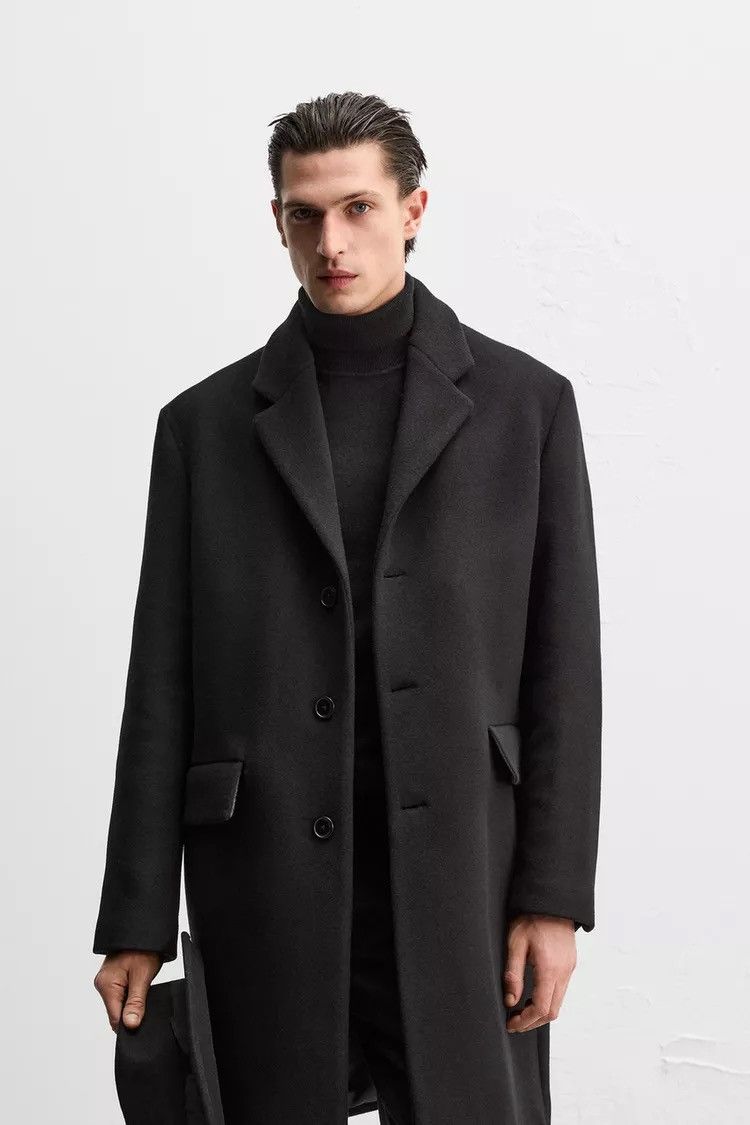 Zara Manteco Wool Blend Coat Size US L / EU 52-54 / 3 - 20 Thumbnail