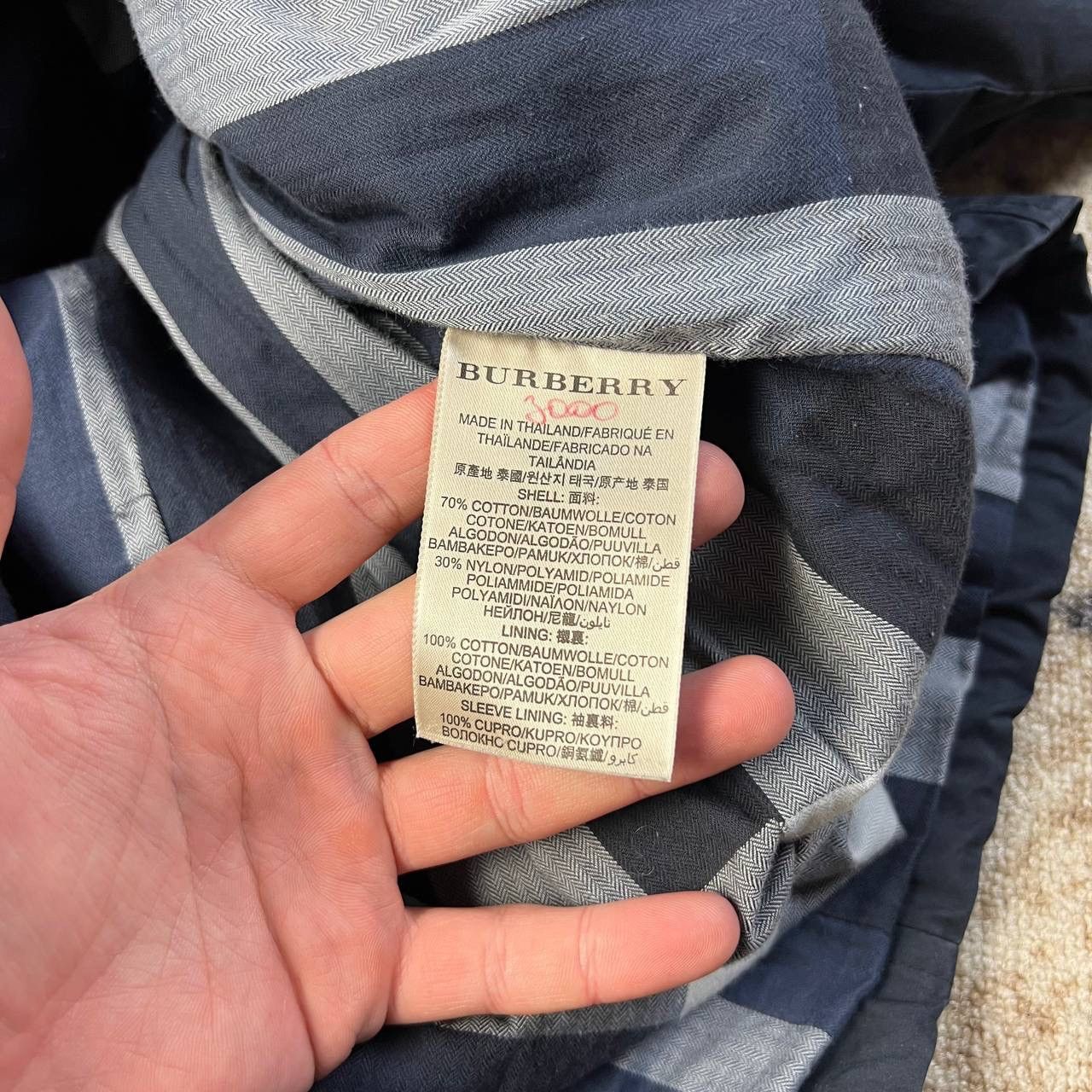 Burberry Burberry Brit Nova Check Rare Coat Luxury Y2K Style Size L / US 10 / IT 46 - 14 Thumbnail
