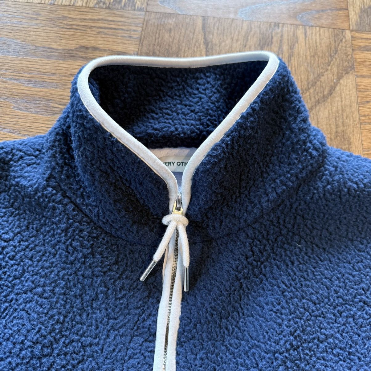 Every Other Thursday High Pile Fleece Jacket - Navy Size US L / EU 52-54 / 3 - 3 Thumbnail