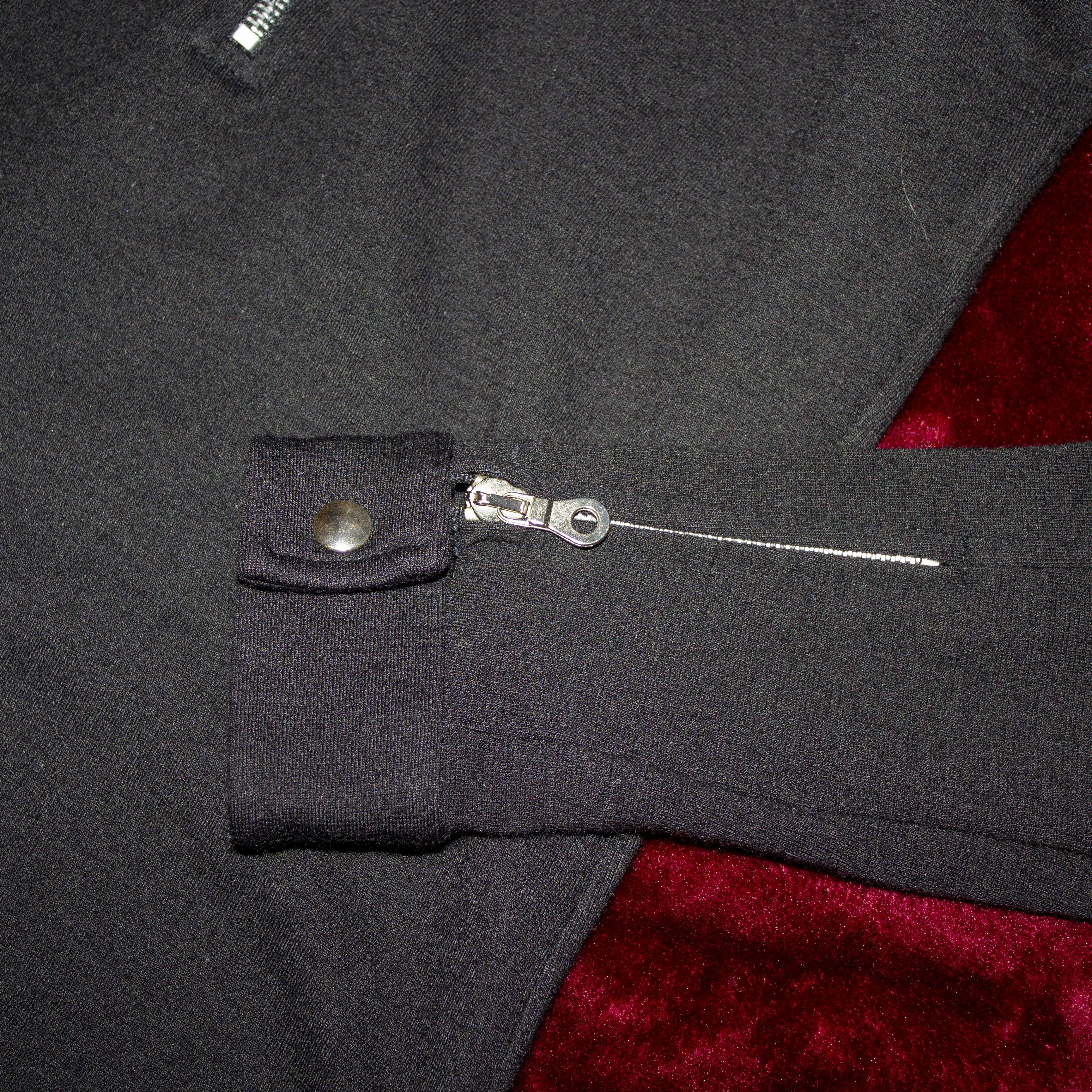Dsquared2 90s DSquared2 Men’s Mock Neck Wool Moto Half-Zip Size US XS / EU 42 / 0 - 4 Thumbnail