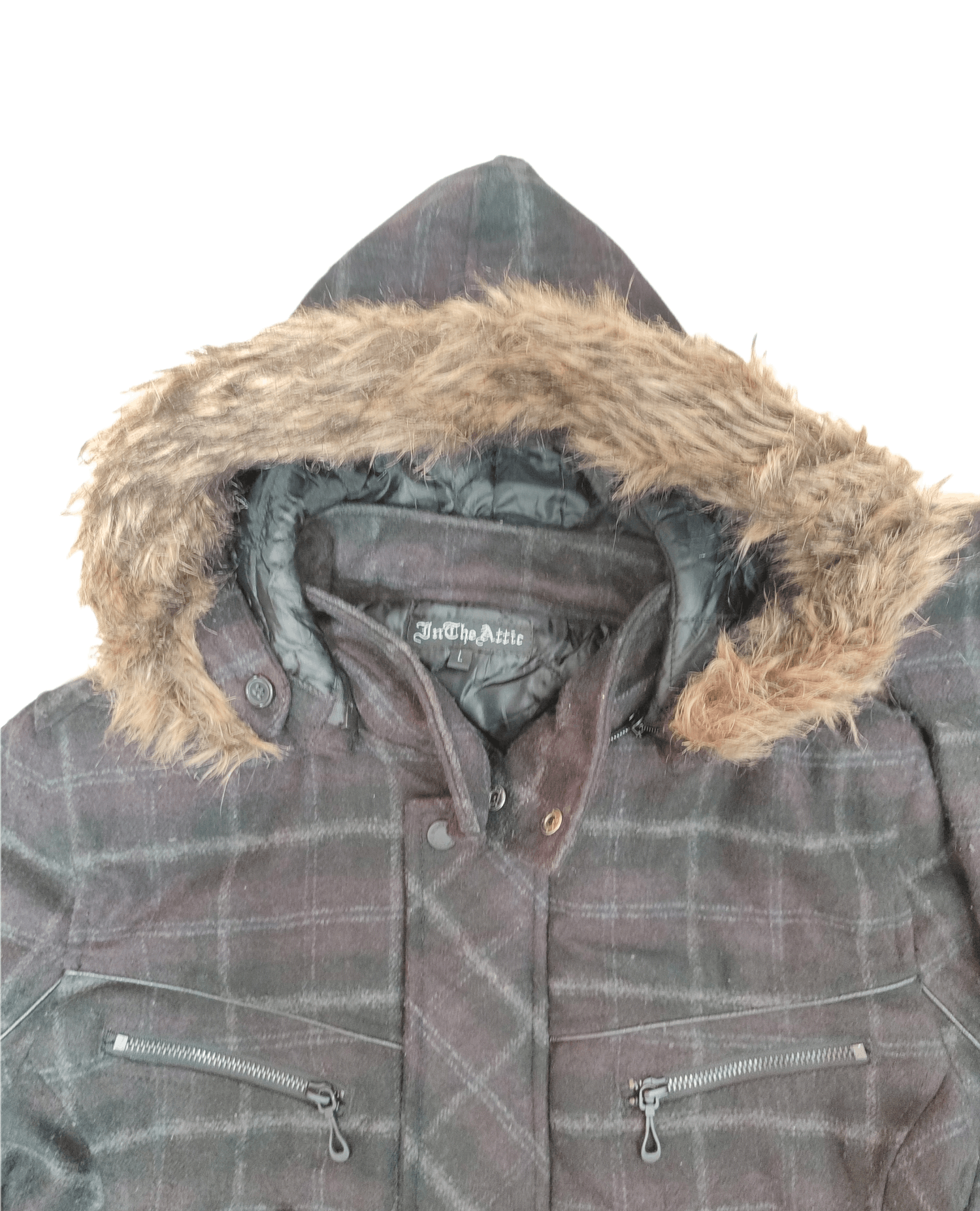 In The Attic × Japanese Brand In The Attic Sherpa Wool Winter Parkas Jacket Size US L / EU 52-54 / 3 - 3 Thumbnail