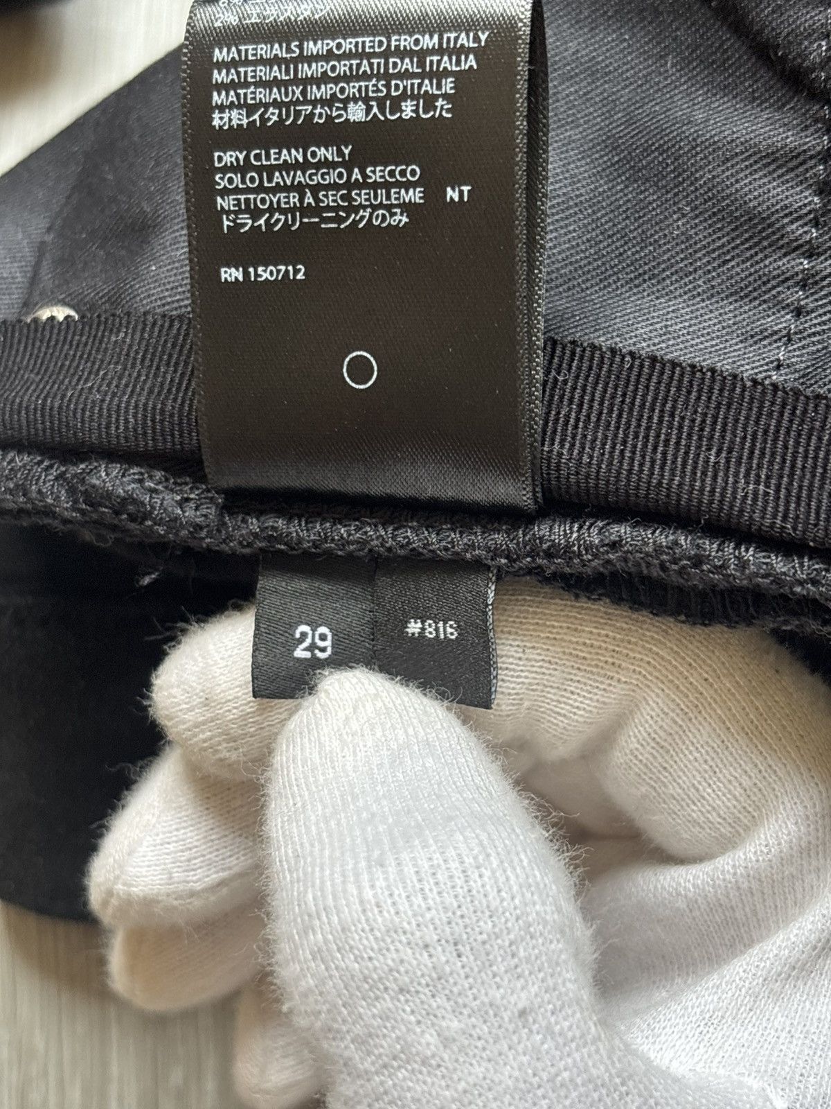 Amiri Amiri MX2 Black Waxed Biker Jean Size US 29 - 14 Thumbnail