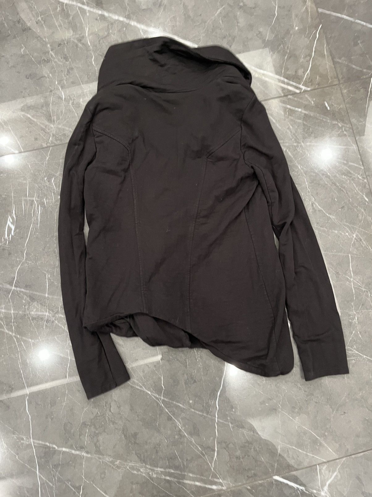 Helmut Lang HELMUT Helmut Lang Black Villous Jersey Jacket Medium Size M / US 6-8 / IT 42-44 - 4 Thumbnail
