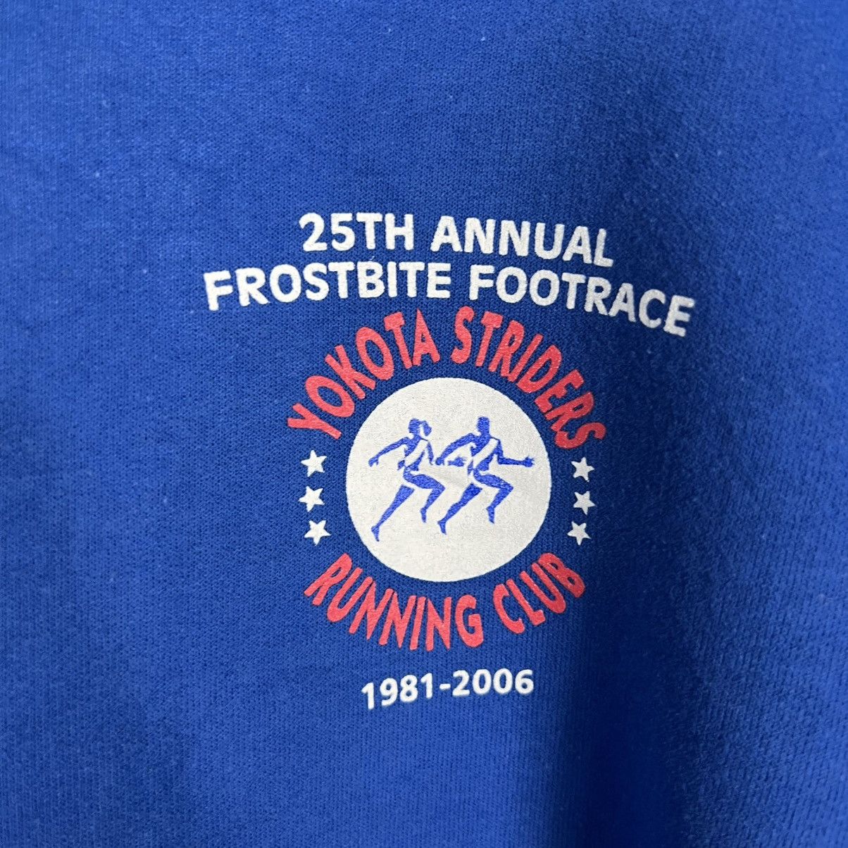 Gildan Y2k YOKOTA STRIDERS Frostbite Footrace Sweatshirt #4167-C191 Size US M / EU 48-50 / 2 - 8 Thumbnail