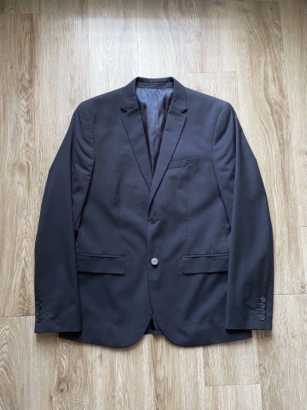 Vintage Vintage Black Blazer Sport Coat 38R Size 38R - 1 Thumbnail