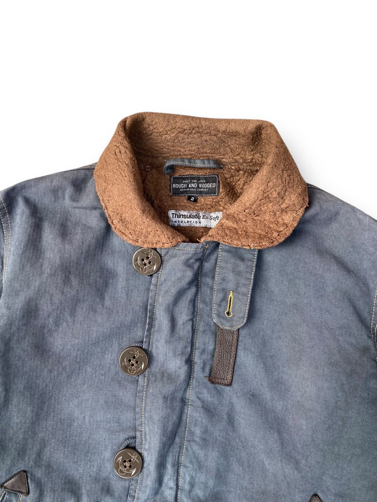 Japanese Brand × Vintage Vintage Rough and Rugged Deck Jacket. #D6 Size US M / EU 48-50 / 2 - 2 Thumbnail
