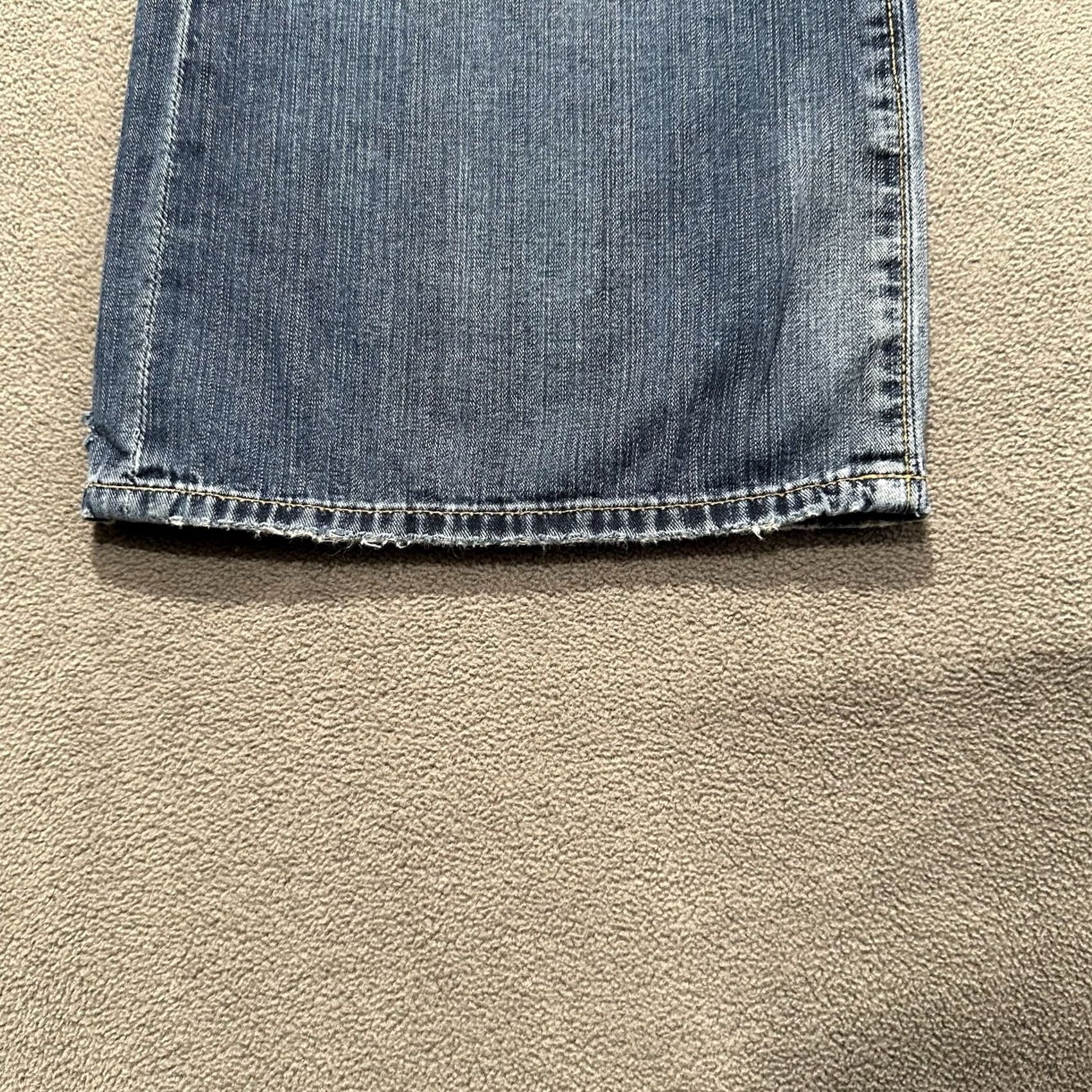 Vintage AG Adriano Goldschmied Jean Men 31x34 (30x34) Straight Denim - Soft Fit Size US 31 - 7 Thumbnail
