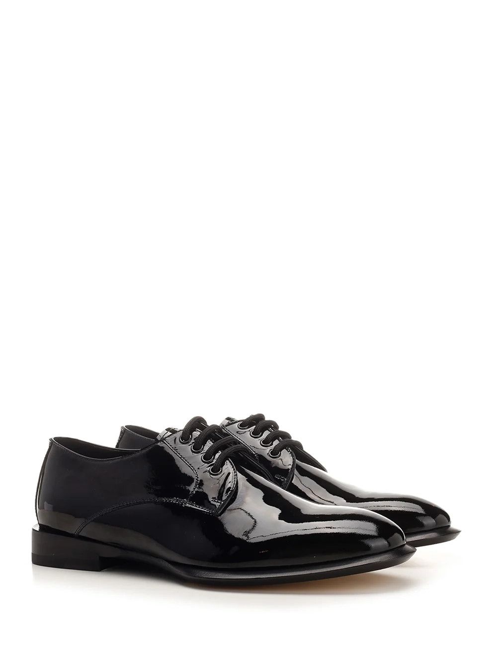 Alexander McQueen o1y1024 Laced Shoes in Black Size US 7 / EU 40 - 1 Thumbnail