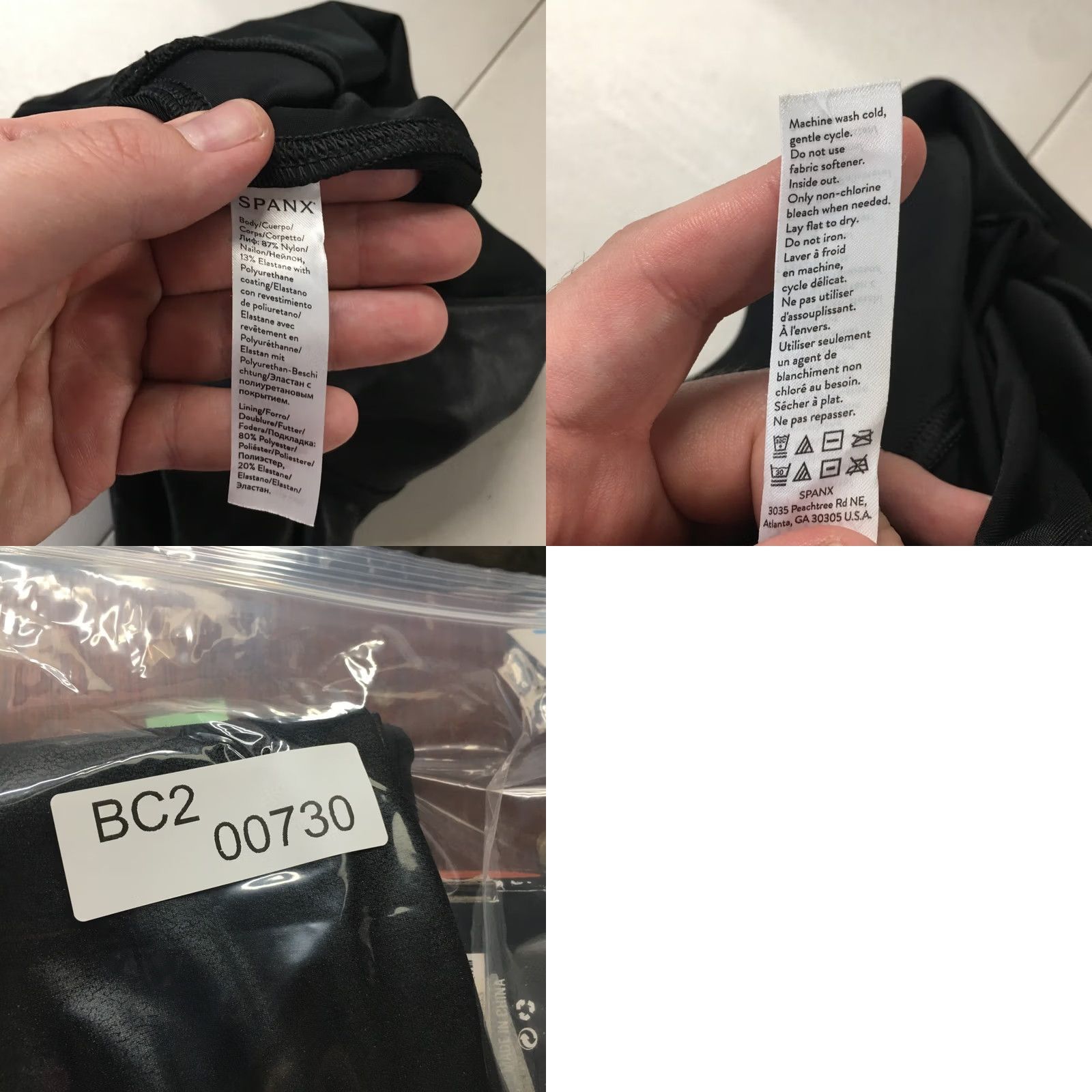 Spanx Spanx Skinny Leggings Womens Medium Black High Rise Stretch Pull On Pants Size 32" / US 10 / IT 46 - 10 Thumbnail