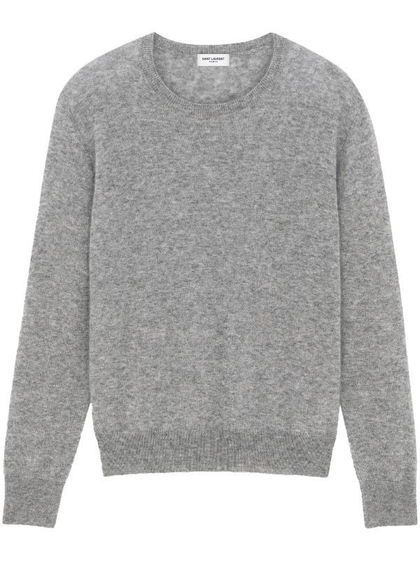 Saint Laurent Paris o1s1wg110724 Sweaters in Wool in Grey Size US S / EU 44-46 / 1 - 1 Preview