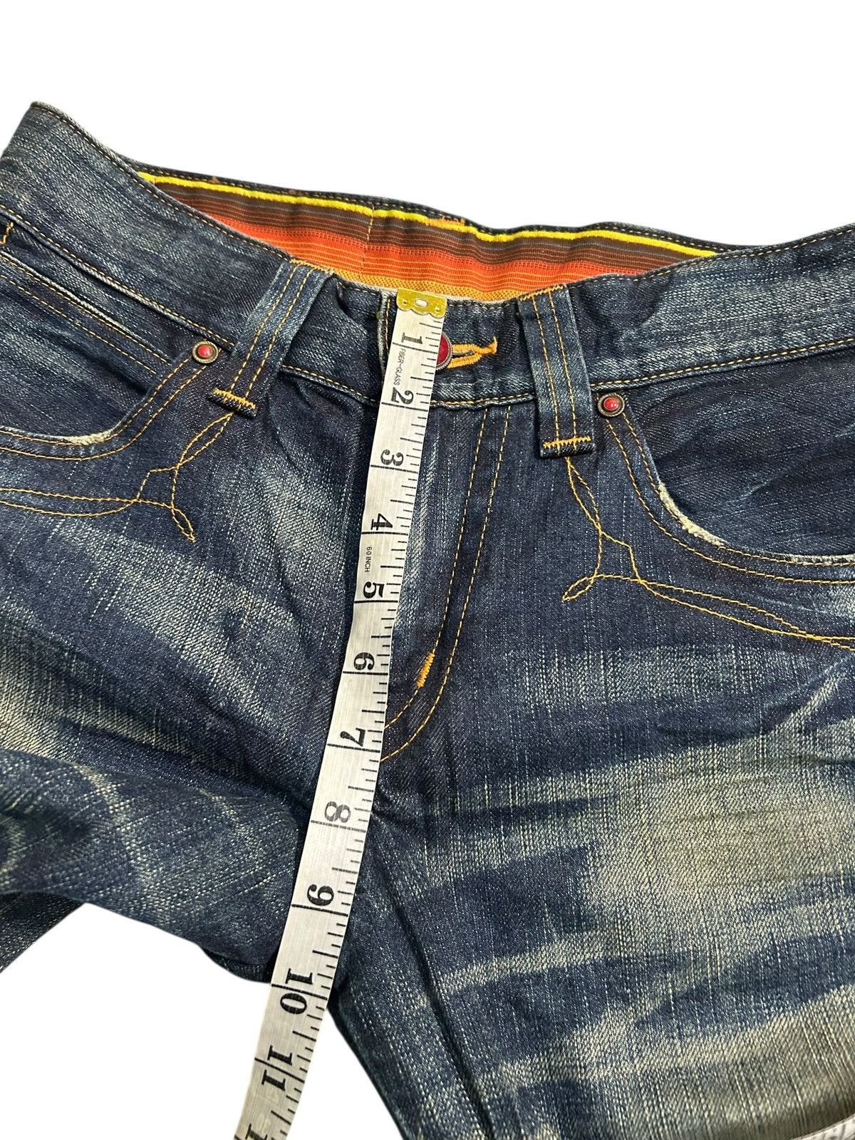 Japanese Brand × Kapital × Vintage Flare Edwin Bluetrip Japanese Style Denim Jeans Size US 29 - 15 Thumbnail