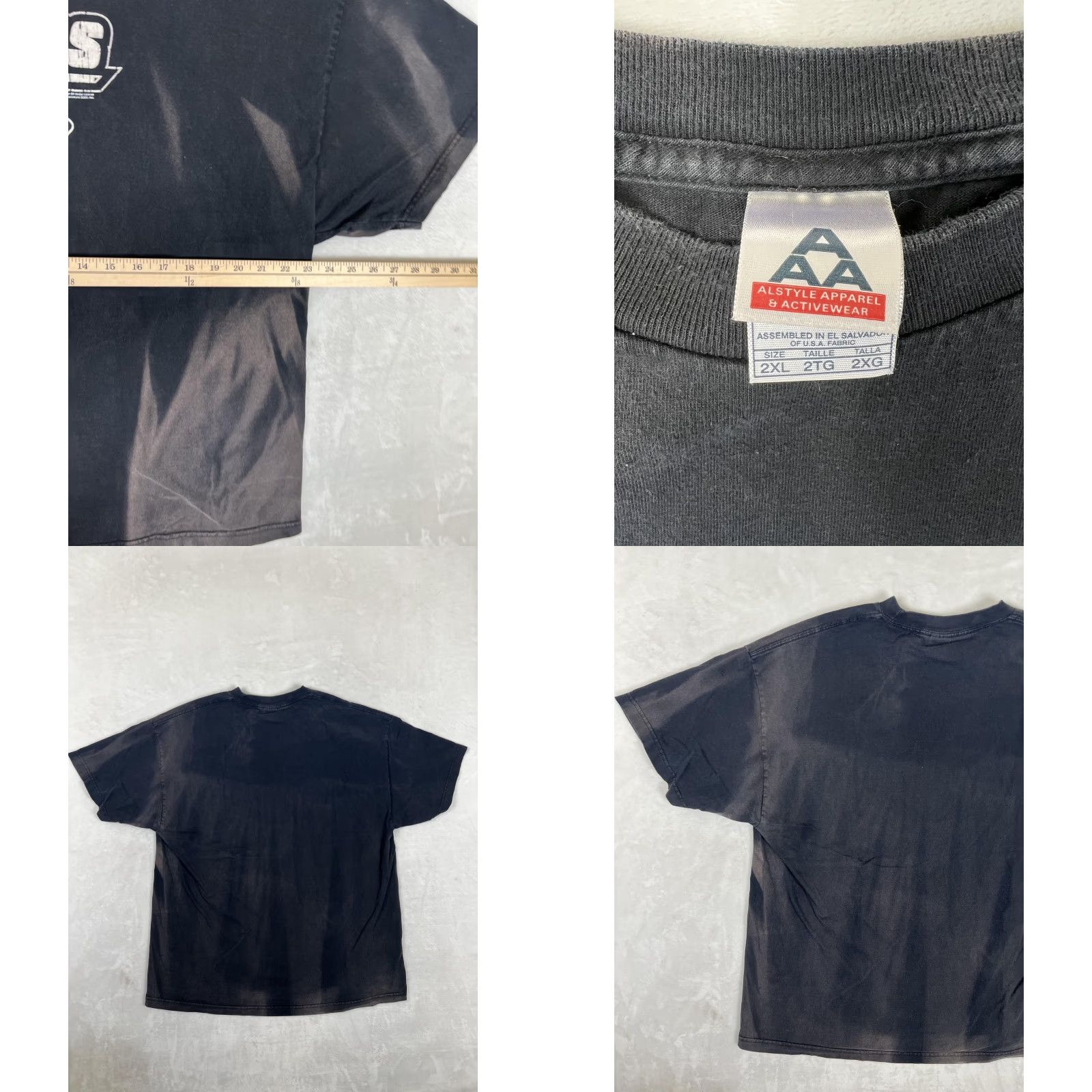 Logo 7 VINTAGE Alstyle Rolling Stones T-Shirt Mens 2XL Black Tongue Logo 2005 Band Shirt Size US XXL / EU 58 / 5 - 8 Thumbnail