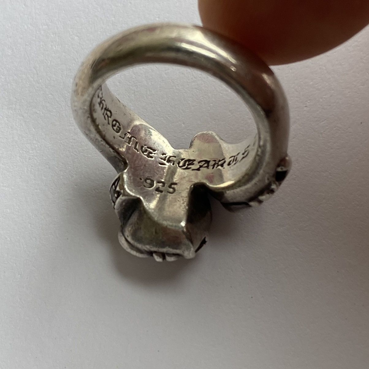 Chrome Hearts Chrome Hearts Diamond Floral Heart Ring Size ONE SIZE - 3 Thumbnail