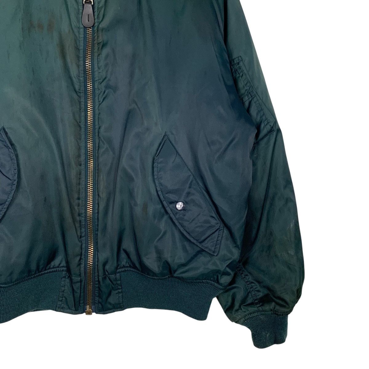 Vintage 90's PHANTOM MILITARY Ma1 Flight Bomber Jacket #2490-C112 Size US L / EU 52-54 / 3 - 6 Thumbnail