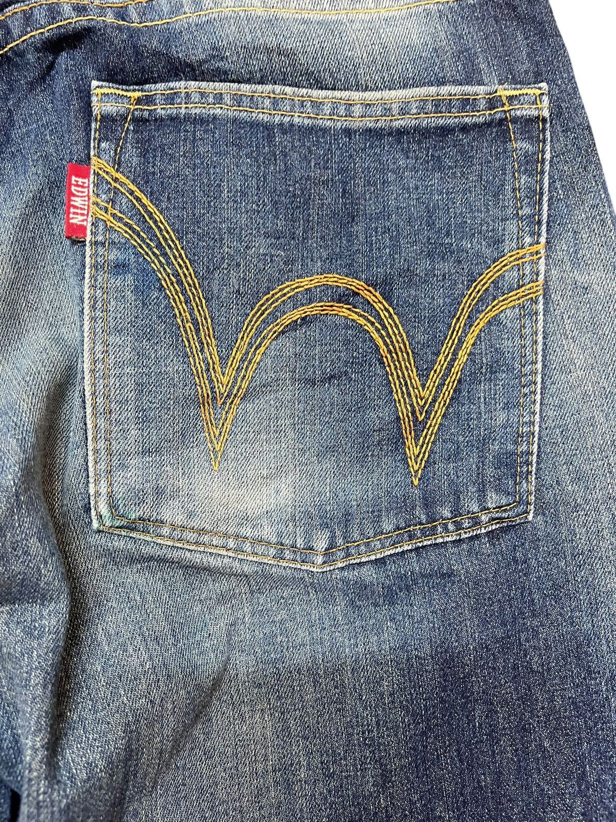 Edwin Vintage Edwin XV Distressed Denim Size US 33 - 8 Thumbnail