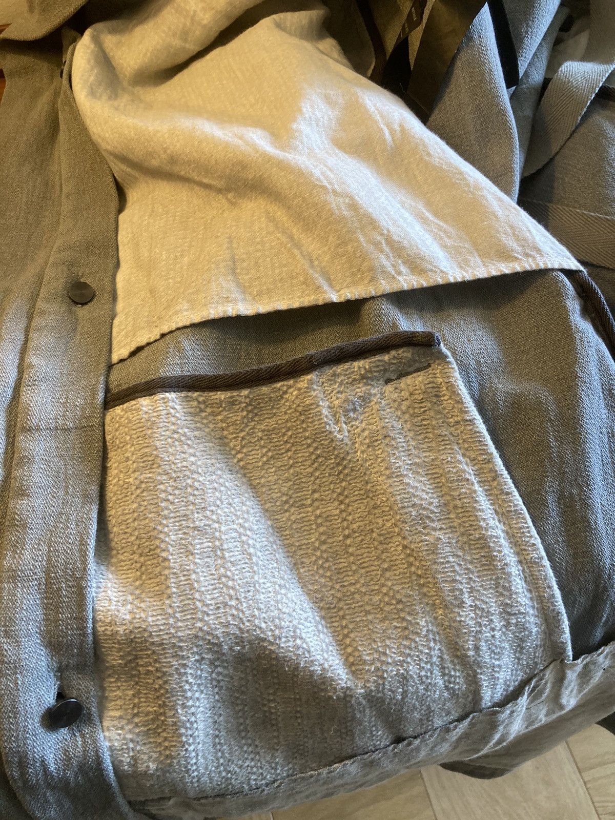 Boris Bidjan Saberi Parka1 Light Grey Size US M / EU 48-50 / 2 - 10 Thumbnail