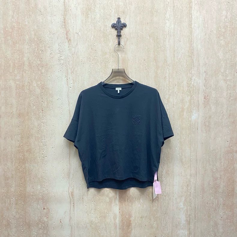 Loewe LOEWE Black embroidered logo short sleeve Size S / US 4 / IT 40 - 1 Thumbnail
