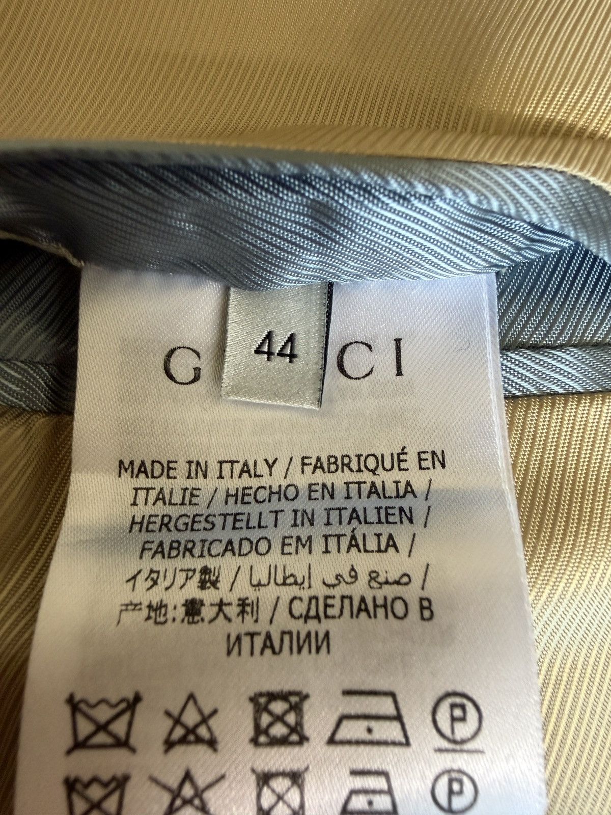 Gucci Gucci GG 44 Canvas Monogram Blaze Jacket Size 44R - 12 Thumbnail
