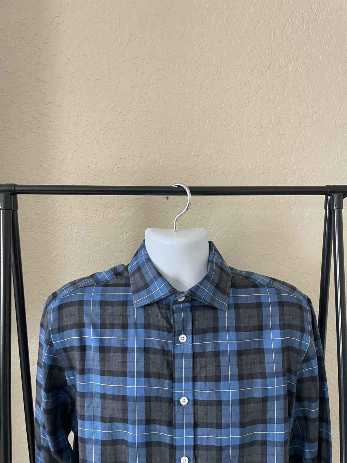 Todd Snyder Plaid Cotton Dress Shirt 16 32/33 Size US M / EU 48-50 / 2 - 2 Thumbnail